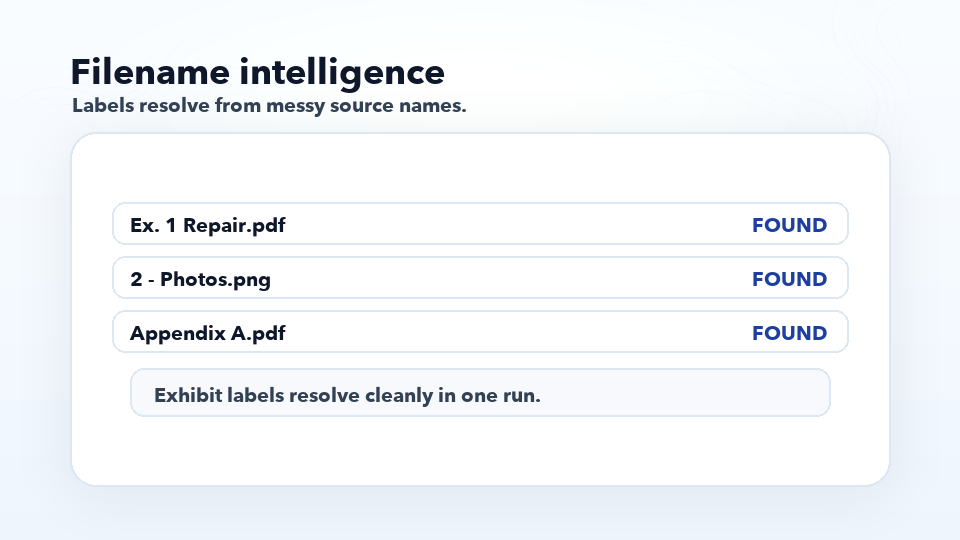 Aeolous filename intelligence demo